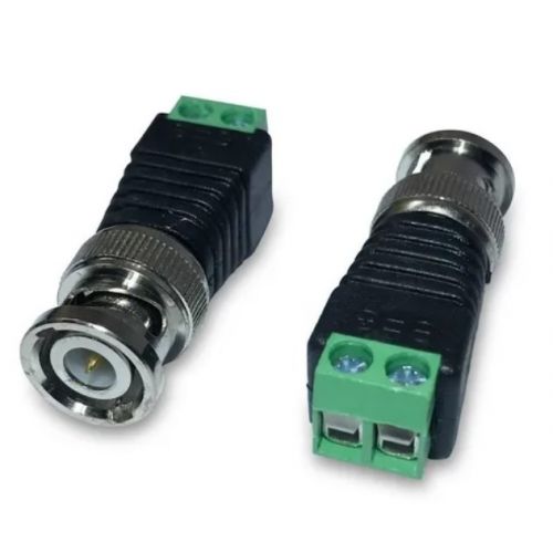 Conector BNC Macho com Borne de Parafuso